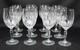 12 Princess House ROYAL HIGHLIGHTS Wine Glasses Vintage 6 7/8 X 2.5 EXCELLENT