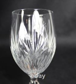 12 Princess House ROYAL HIGHLIGHTS Wine Glasses Vintage 6 7/8 X 2.5 EXCELLENT