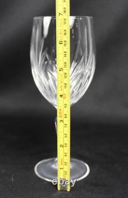 12 Princess House ROYAL HIGHLIGHTS Wine Glasses Vintage 6 7/8 X 2.5 EXCELLENT