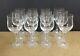 12 Rosenthal Crystal Monbijou 6 3/8 Red Wine Glasses Textured Base