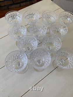 (12) Thomas Webb Crystal Small Wine or Cocktail Glass Set Wellington