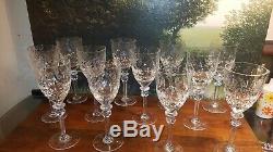12 Vintage Rogaska Gallia Crystal 9 1/4 Water Goblets Wine Glasses