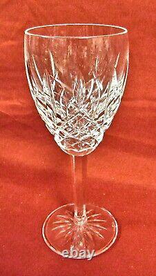 12 Vintage Waterford Crystal Castlemaine Pattern Wine Glass Goblets 7 MINT