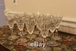 12 Waterford Crystal Sherry Glasses In The Maeve Pattern -never Used