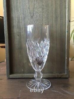 12. Waterford crystal 6 fluted champagne/wine glasses, Gently Used