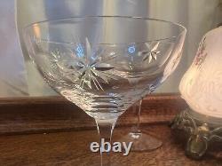 14 Vintage Crystal 1960s Fostoria Stardust liqour and wine champagne glasses