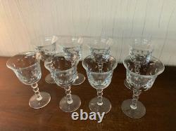 16 Bubble Model Wine Glasses In Saint Louis Crystal (Price Per Unit)