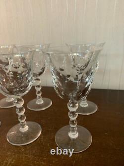 16 Bubble Model Wine Glasses In Saint Louis Crystal (Price Per Unit)