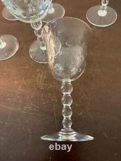 16 Bubble Model Wine Glasses In Saint Louis Crystal (Price Per Unit)