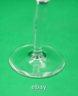 18 Vintage 1954 Leaded Crystal Wine Glass Cut Glass Goblet New Unused