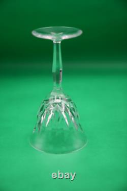 18 Vintage 1954 Leaded Crystal Wine Glass Cut Glass Goblet New Unused