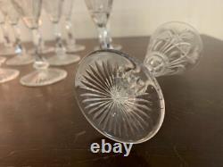 18 White Wine Glasses Cut Epi Crystal From Saint Louis (Price Per Unit)