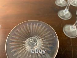 18 White Wine Glasses Cut Epi Crystal From Saint Louis (Price Per Unit)