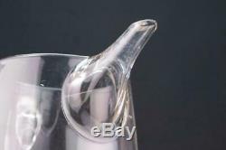 1810 Wine Jug Blown Glass Carafe Georgian Crystal Antique Regency English