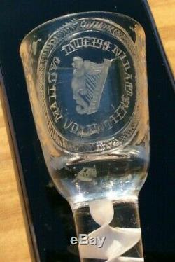 18th Century Irish Volunteer Cordial Wine Glass C1770 VERY RARE PIECE