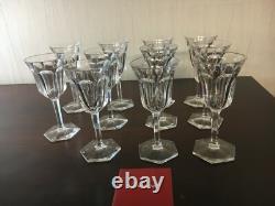 19 White Wine Glasses Model Malmaison In Baccarat Crystal (Price Per Unit)