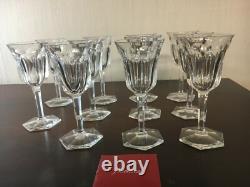 19 White Wine Glasses Model Malmaison In Baccarat Crystal (Price Per Unit)