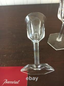 19 White Wine Glasses Model Malmaison In Baccarat Crystal (Price Per Unit)