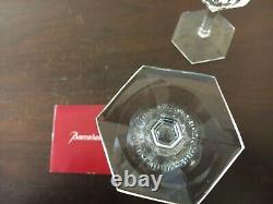 19 White Wine Glasses Model Malmaison In Baccarat Crystal (Price Per Unit)