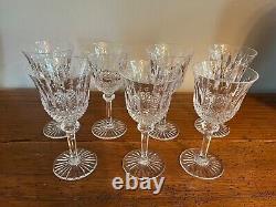 1920's Tommy #4 Saint Louis Crystal Wine Glasses, set of 7