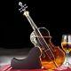 1L Crystal Glass Violin Decanter Creative Wine Whiskey Bottle Music Christmas