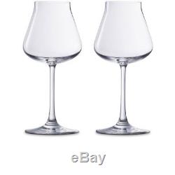 2 Baccarat Chateau Crystal Red Wine Stems 8.6 High Goblet 14oz New In Box