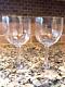2 Baccarat Montaigne Optic Crystal Water Wine Goblets Glasses 7