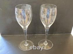 2 Baccarat St. Remy Claret Wine Glasses Crystal France