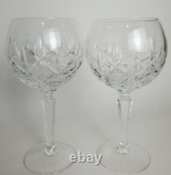 2 Gorham Crystal Lady Anne Balloon Wine Goblets, set of 2 Glasses, Gorham mark 1