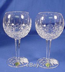 2 Waterford 8OZ Balloon Wine Glasses LISMORE NIB