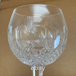 2 Waterford Crystal Colleen Balloon Hock Wine Glasses 7 5/8 Rare Oversized