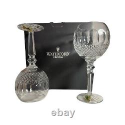 2 Waterford Crystal Colleen Encore 8-3/8 Wine Glass 13-oz Ireland Box 135833 1A