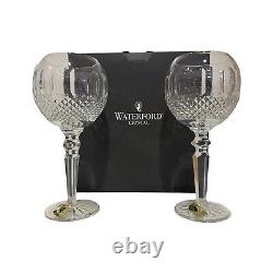 2 Waterford Crystal Colleen Encore 8-3/8 Wine Glass 13-oz Ireland Box 135833 2B