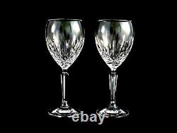 2 Waterford Crystal Mourne Claret Red Wine Glasses Mint! Qty Avail