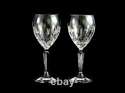 2 Waterford Crystal Mourne Claret Red Wine Glasses Mint! Qty Avail
