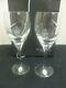 2 Waterford Crystal Siren White Wine Glasses Made In Ireland