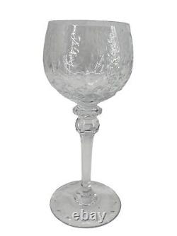 2 crystal Rogaska Gallia Hoch Wine Glasses 8