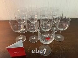 20 Red Wine Glasses Montaigne Model Crystal Baccarat (Price Per Unit)