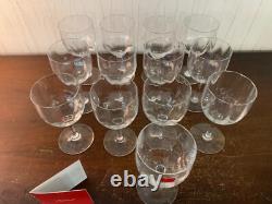 20 Red Wine Glasses Montaigne Model Crystal Baccarat (Price Per Unit)
