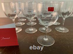 20 Red Wine Glasses Montaigne Model Crystal Baccarat (Price Per Unit)