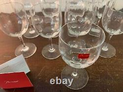 20 Red Wine Glasses Montaigne Model Crystal Baccarat (Price Per Unit)