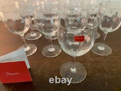 20 Red Wine Glasses Montaigne Model Crystal Baccarat (Price Per Unit)