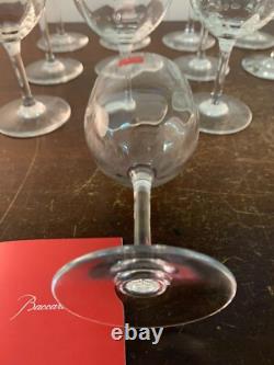 20 Red Wine Glasses Montaigne Model Crystal Baccarat (Price Per Unit)