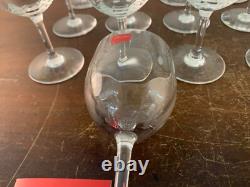 20 Red Wine Glasses Montaigne Model Crystal Baccarat (Price Per Unit)