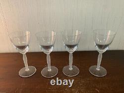 20 Wine Glasses Model Louvre In Lalique Crystal (Price Per Unit)
