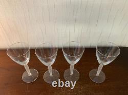 20 Wine Glasses Model Louvre In Lalique Crystal (Price Per Unit)