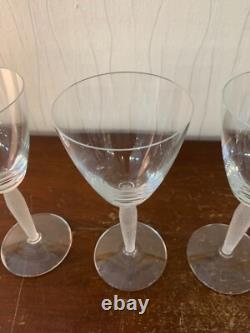 20 Wine Glasses Model Louvre In Lalique Crystal (Price Per Unit)