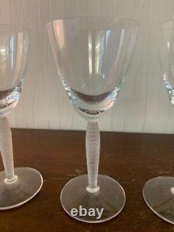 20 Wine Glasses Model Louvre In Lalique Crystal (Price Per Unit)