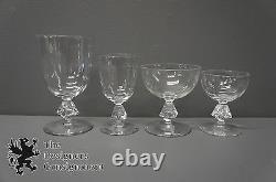 24 Bryce Hand Blown Glass Crystal Wine Champagne Gobblets Stem Ware 4 types