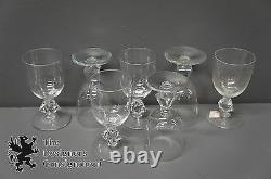 24 Bryce Hand Blown Glass Crystal Wine Champagne Gobblets Stem Ware 4 types